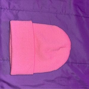 Pink beanie